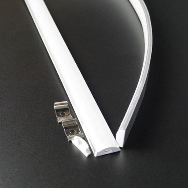 5x 2m Alu Profil flexible biegsam für RGB RGBW Streifen Strip Leiste Band 10m